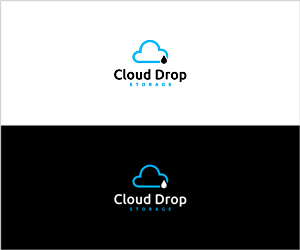 Cloud Drop Tagline:Storage | Logo Design by .Ashu.