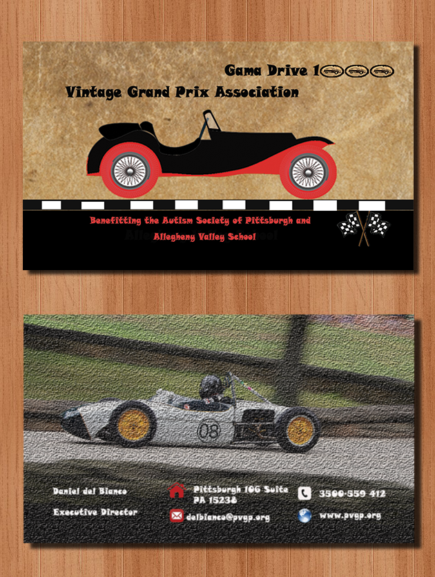 Diseño de Tarjeta de Presentación por catalin20055002 para Pittsburgh Vintage Grand Prix | Diseño #3622575