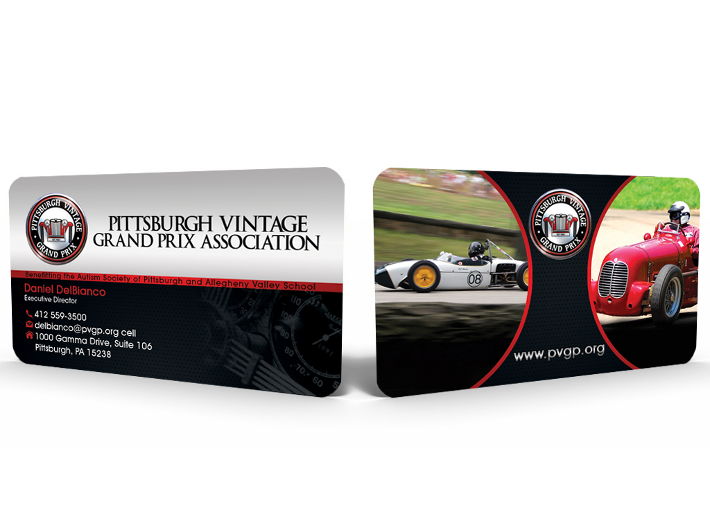 Diseño de Tarjeta de Presentación por Hardcore Design para Pittsburgh Vintage Grand Prix | Diseño #3629539