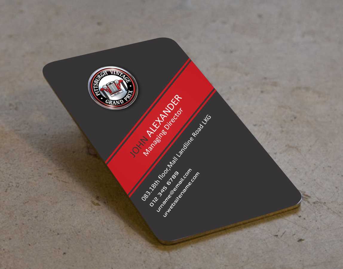 Business Card Design by AwsomeD for Pittsburgh Vintage Grand Prix | Design #3596794