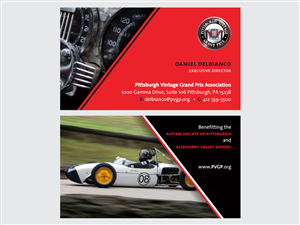 Visitenkarten-Design von NPaceStudio für Pittsburgh Vintage Grand Prix | Design: #3591648