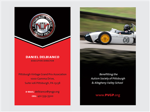 Visitenkarten-Design von NPaceStudio für Pittsburgh Vintage Grand Prix | Design: #3591653