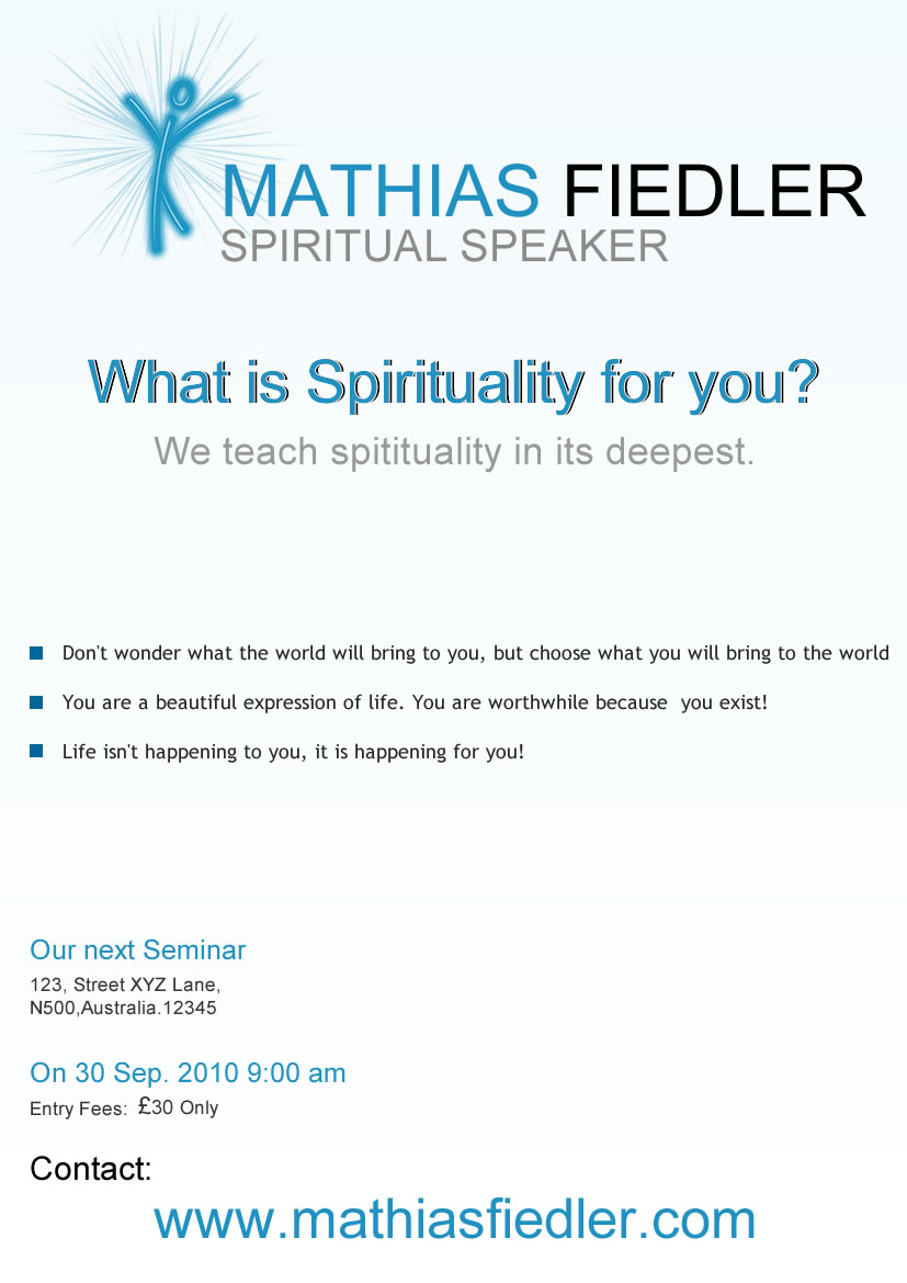 Flyer Design by Mahe Bhag for this project | Design #97798