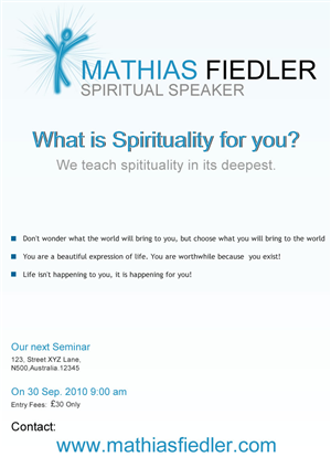Flyer Design by Mahe Bhag for this project | Design: #97798