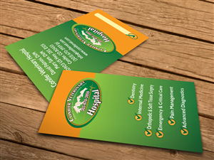 Visitenkarten-Design von magicpot für Conifer Veterinary Hospital | Design #1196750