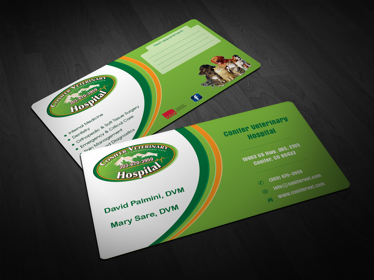 veterinary business cards