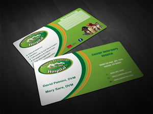 Visitenkarten-Design von Scorpius design für Conifer Veterinary Hospital | Design #1188543