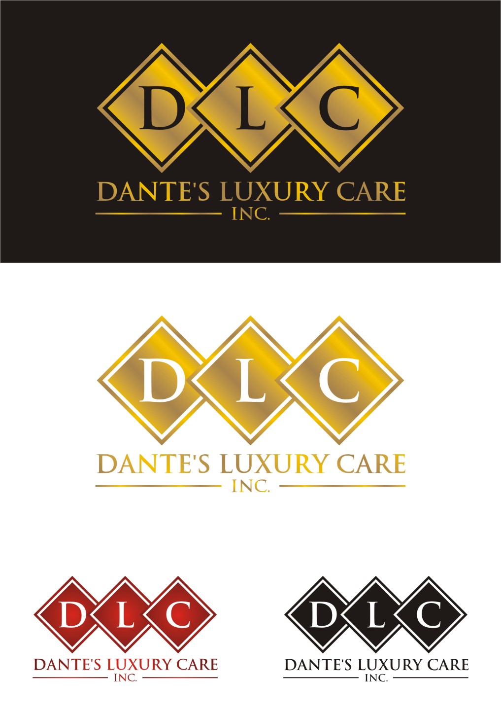 Logo-Design von lrbalaji für Dante's Luxury Care | Design #3601793