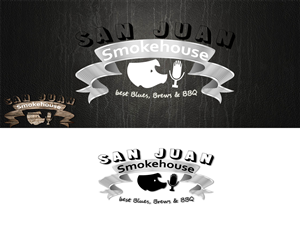 Logo Design by Adrian George for San Juan Smokehouse | Design: #3604572