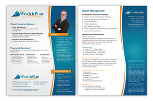 The WealthPlan Flyer (not postcard) | Postkarten-Design von ProGravix
