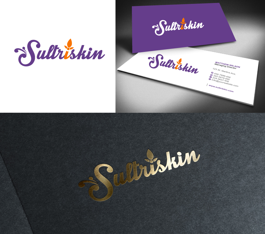 Logo Design by designgreen for Sultriskin | Design #3614648