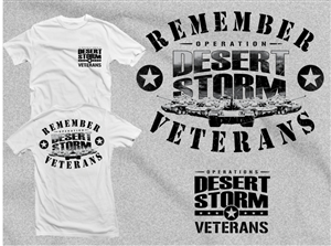 T-Shirt Design for Operation Desert Storm Veterans | Diseño de Camiseta por 2ndfloorharry