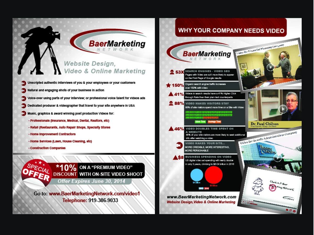 Postcard Design by Samson Ngetich for BaerMarketingNetwork.com | Design #3605985