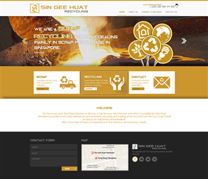 Web Design by A.D.S for Sin Gee Huat Recycling | Design: #3613934