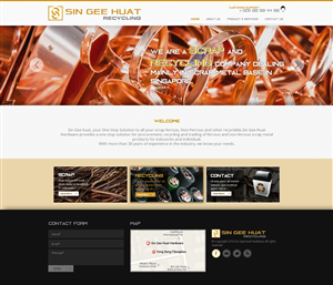 Web Design by A.D.S for Sin Gee Huat Recycling | Design: #3613941