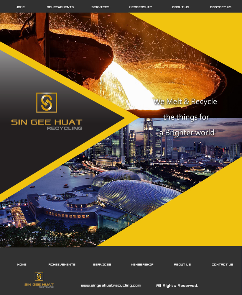 Web Design by BC Arts for Sin Gee Huat Recycling | Design #3614158