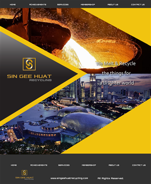 Web Design by Bharat Chandra M for Sin Gee Huat Recycling | Design #3614158