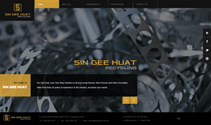 Web Design by pb for Sin Gee Huat Recycling | Design: #3604929