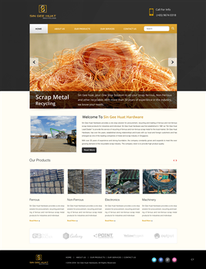 Web Design by pb for Sin Gee Huat Recycling | Design: #3604949