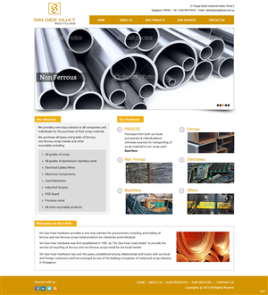 Web Design by pb for Sin Gee Huat Recycling | Design: #3612912