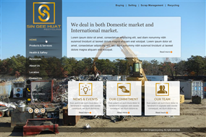 Web Design by Sbss for Sin Gee Huat Recycling | Design: #3635367