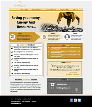 Web Design by Bright Star for Sin Gee Huat Recycling | Design: #3612865