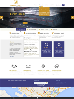 Web Design by Da Miracle for Sin Gee Huat Recycling | Design: #3642043