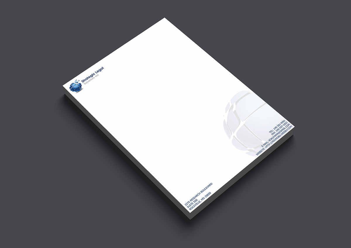 Letterhead Design by Armin Shohrati for this project | Design #3632890