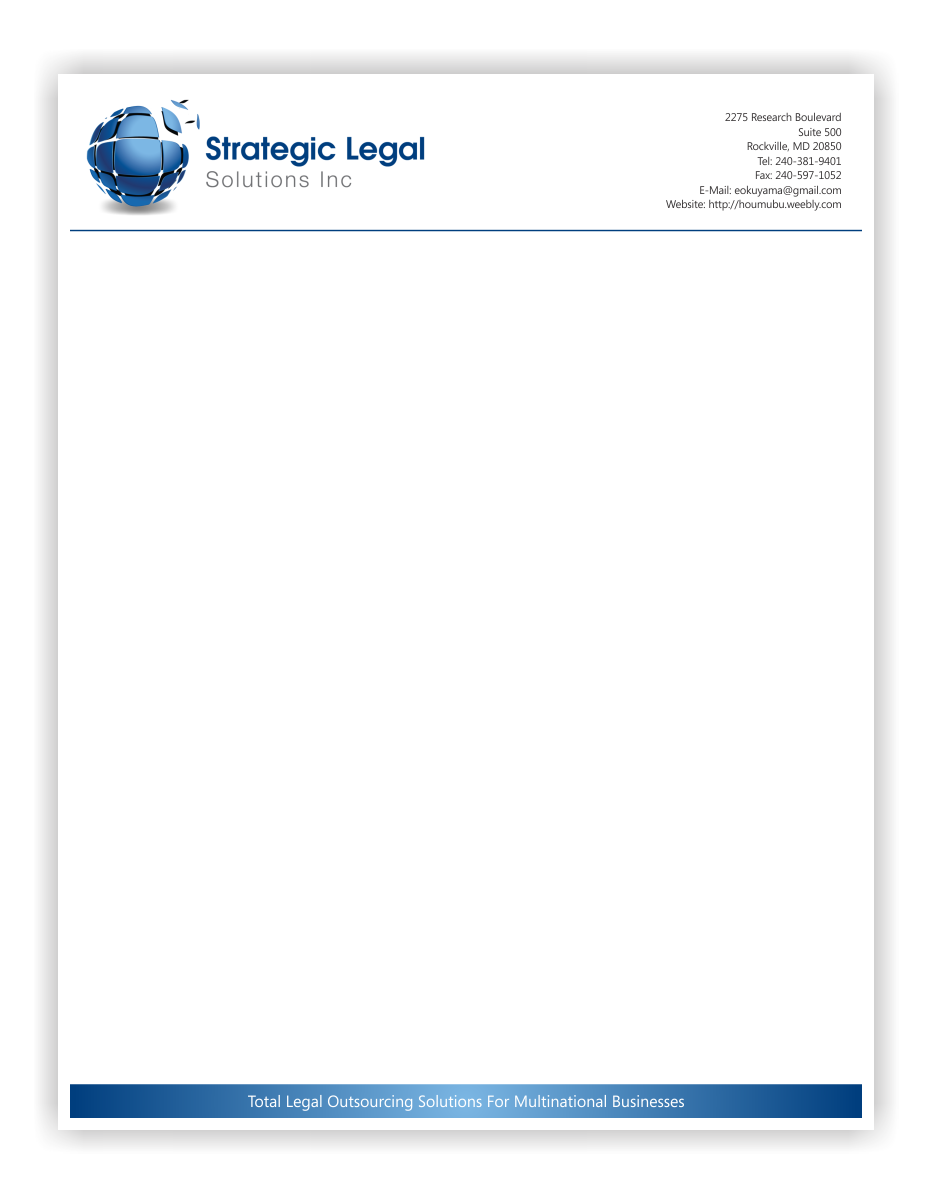 Letterhead Design by kmsdesigns for this project | Design #3631300
