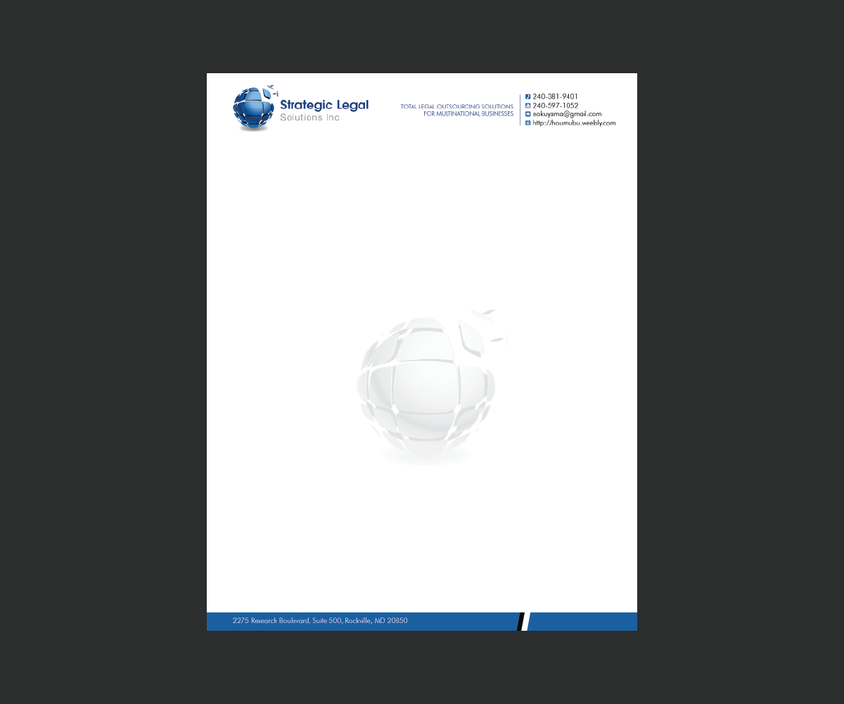 Letterhead Design by kousik for this project | Design #3604501