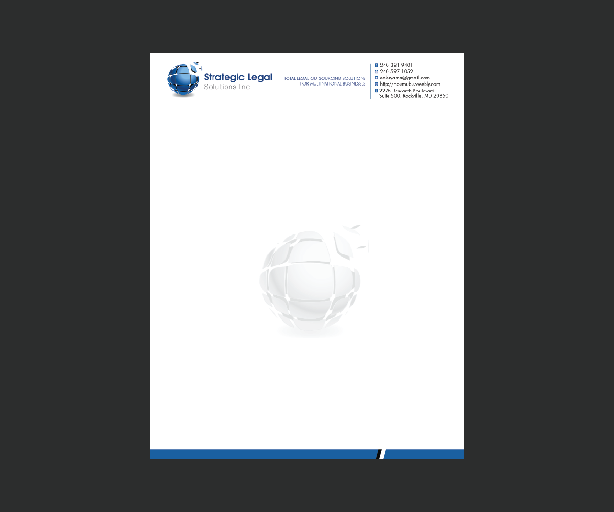 Letterhead Design by kousik for this project | Design #3604505