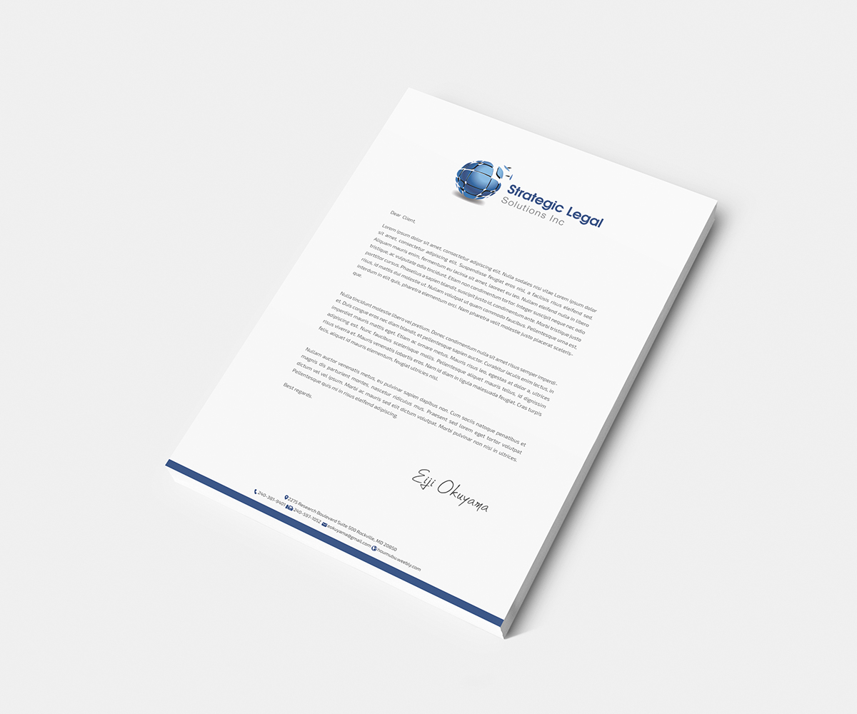 Letterhead Design by Owtee-TheDreamer. for this project | Design #3657906