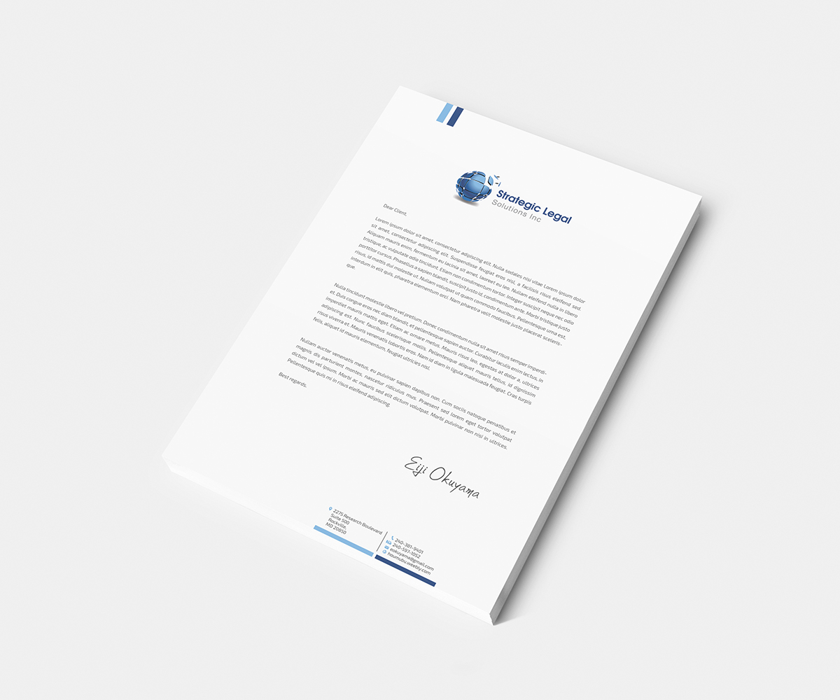 Letterhead Design by Owtee-TheDreamer. for this project | Design #3657914
