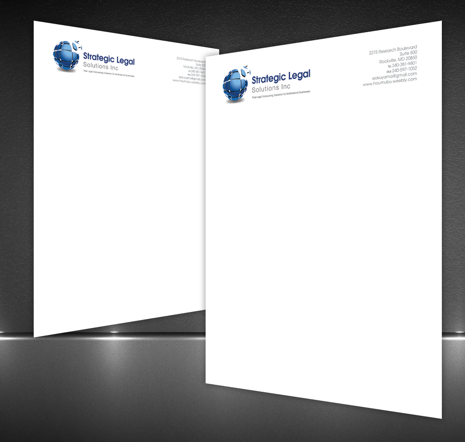 Letterhead Design by ProGravix for this project | Design #3598039