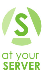 Logo Design by ms productions for At Your Server | Design: #4102