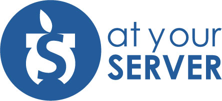 Logo Design by ms productions for At Your Server | Design: #4105
