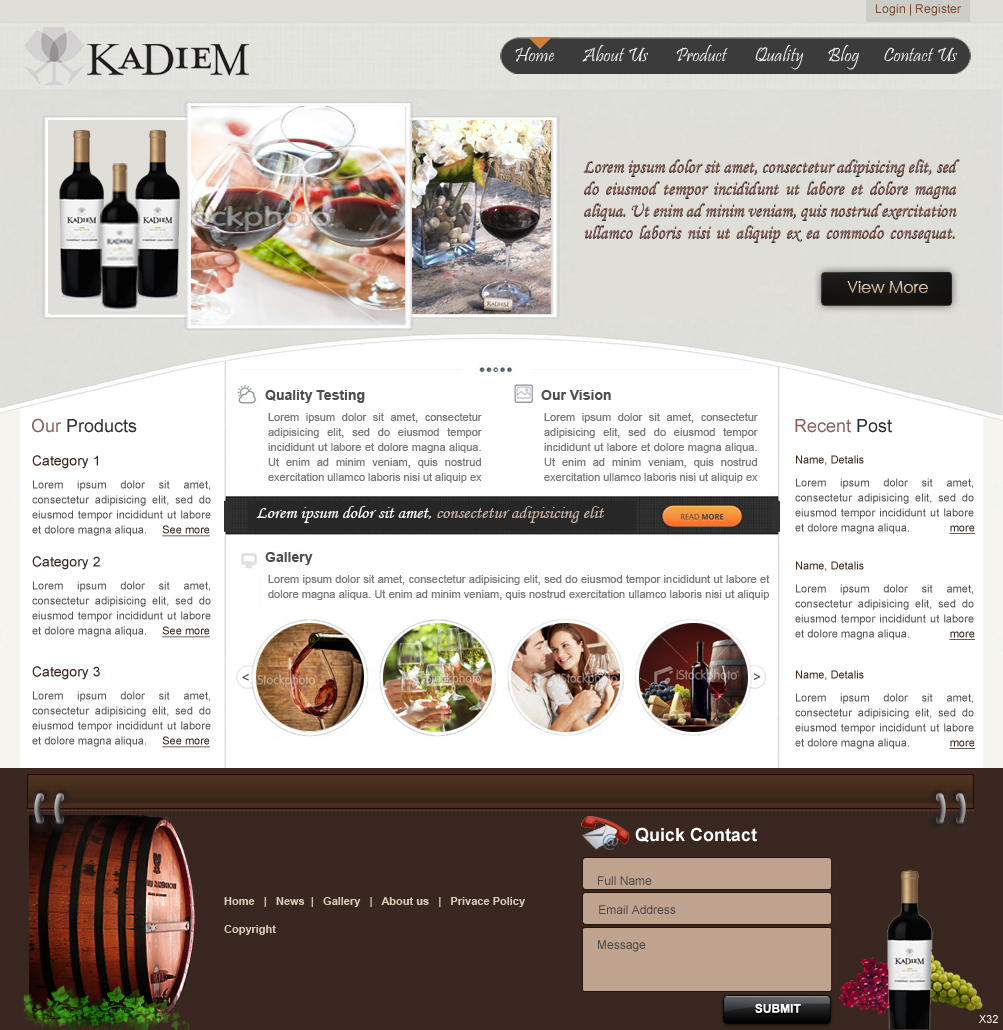 Web-Design von pb für KaDieM Cellars | Design #906477