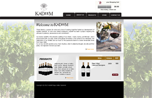 Web Design by Tanvir for KaDieM Cellars | Design: #902360