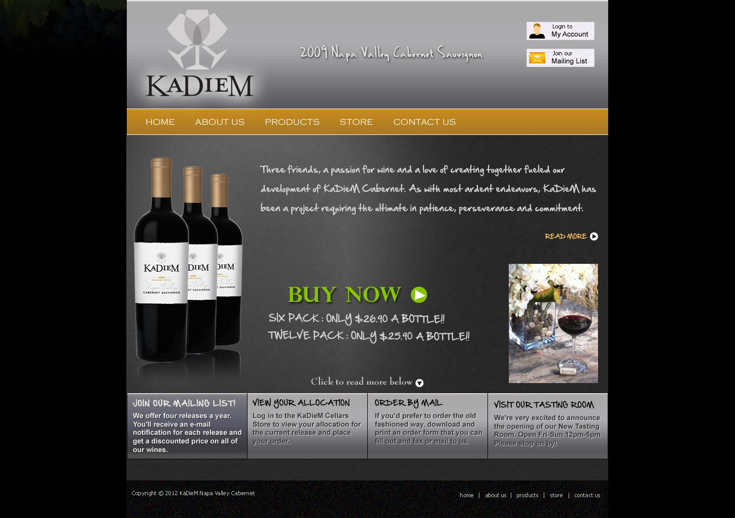 Web Design by Tanvir for KaDieM Cellars | Design #903250
