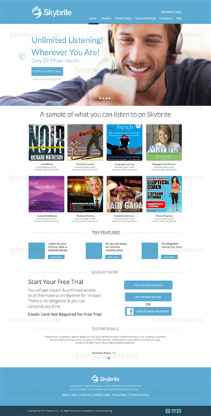 Web Design par CENTERSPREAD pour ce projet | Design : #3648814