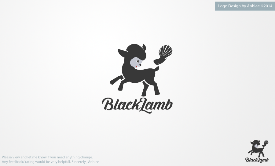 Logo Design by Anhlee for BlackLamb | Design #3652193
