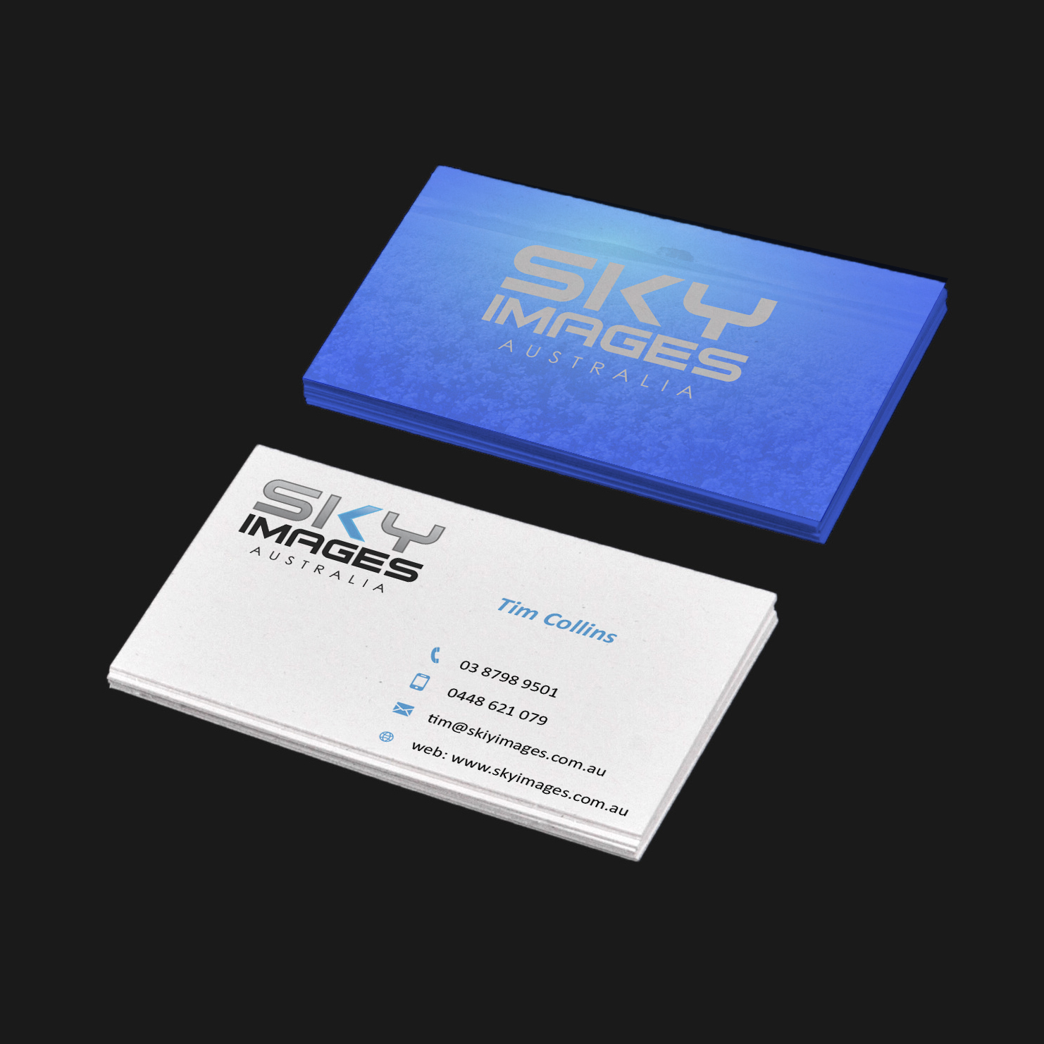 Business Card Design by Vanden for Sky Images Australia | Design #3622571