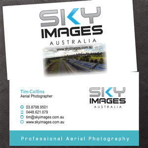 Visitenkarten-Design von Venus L. Penaflor für Sky Images Australia | Design #3612312