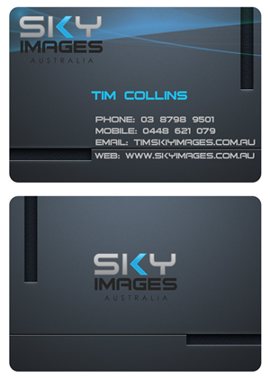 Visitenkarten-Design von Kidzgn Hermawan für Sky Images Australia | Design #3619809