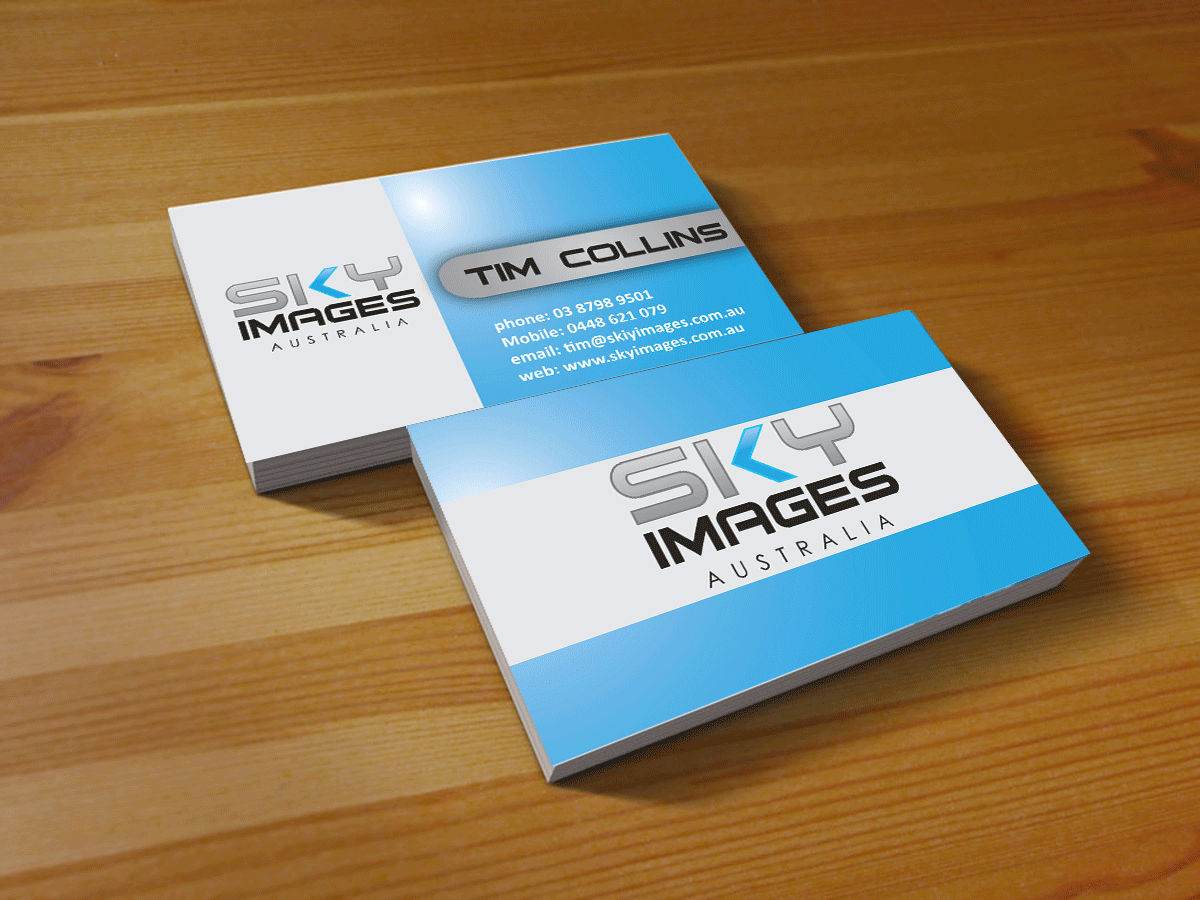Business Card Design by Riz' for Sky Images Australia | Design #3602052