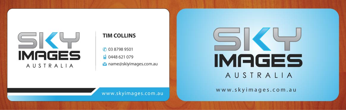 Business Card Design by Sbss for Sky Images Australia | Design #3627405
