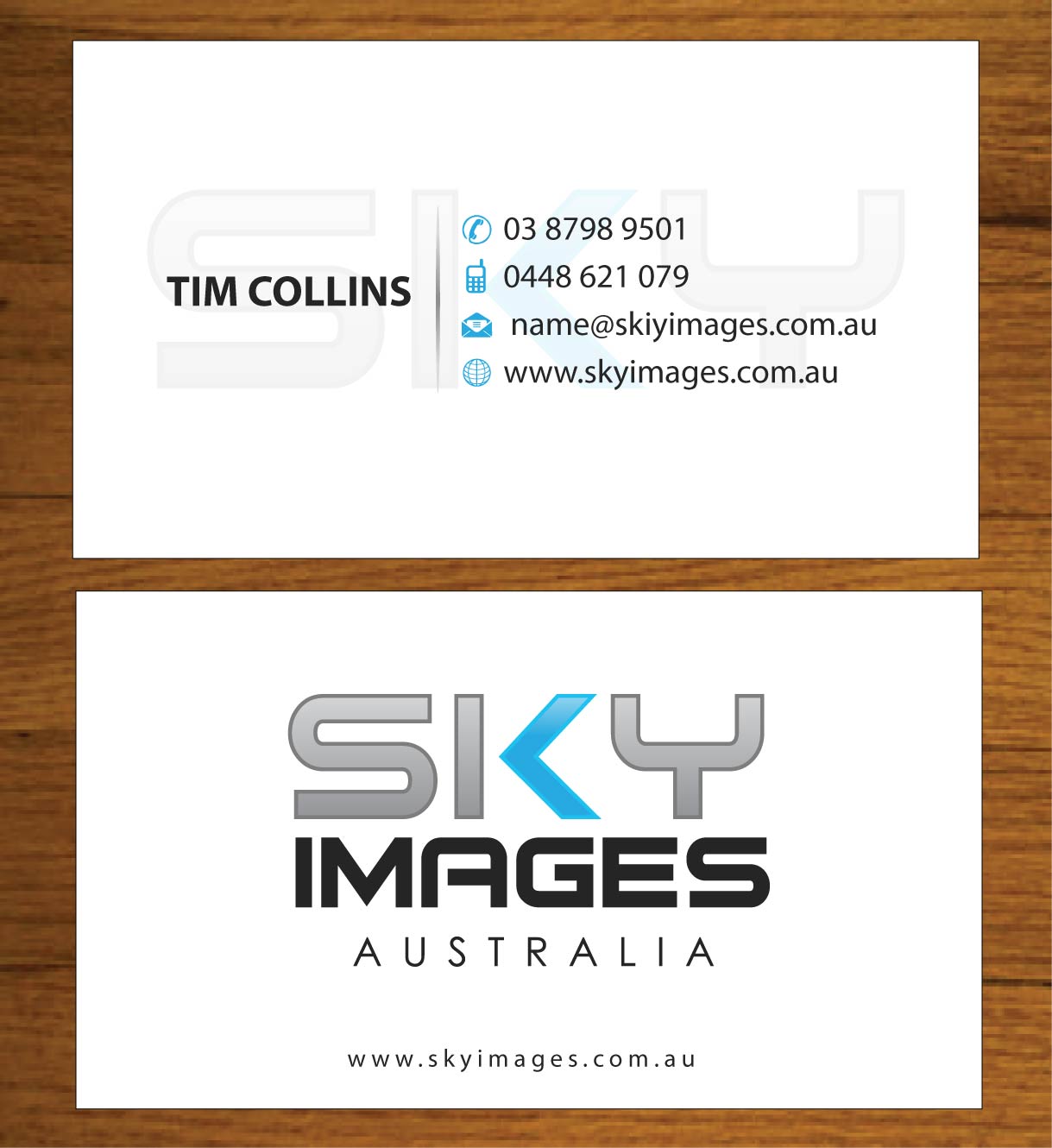 Business Card Design by Sbss for Sky Images Australia | Design #3627426
