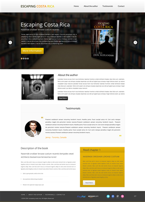 Diseño Web por pb para Adventure Dining | Diseño: #3624119