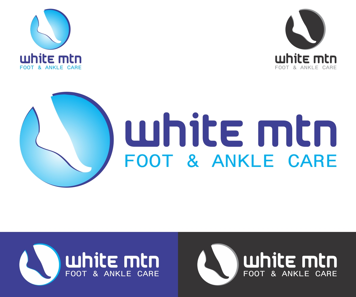 Logo Design by AashishSeth for White mtn Foot and ankle | Design #3607596