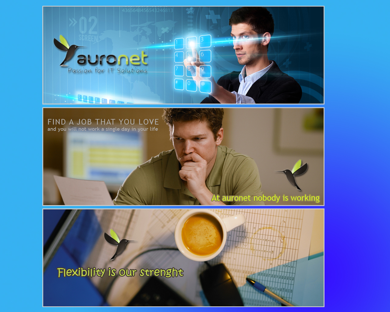 Banner Ad Design by susi007 for auronet GmbH | Design #915596